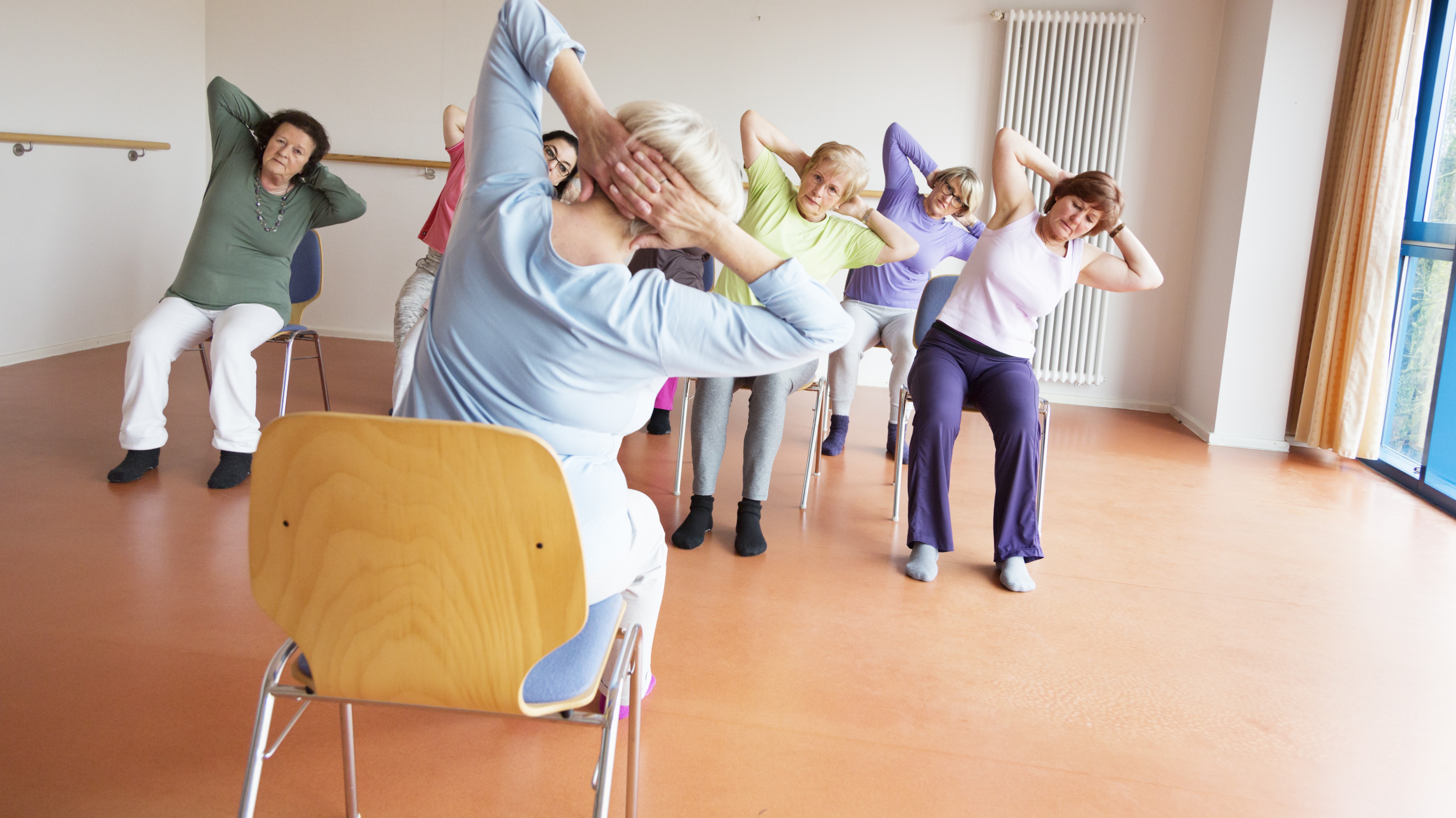 5 Fall Yoga Poses Using a Chair