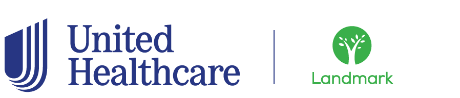 United Healthcare & Landmark logo co-branded
