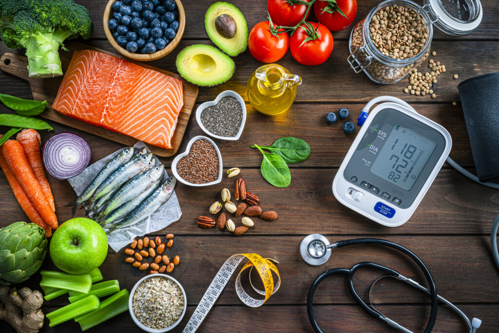 Healthy Foods on a Table